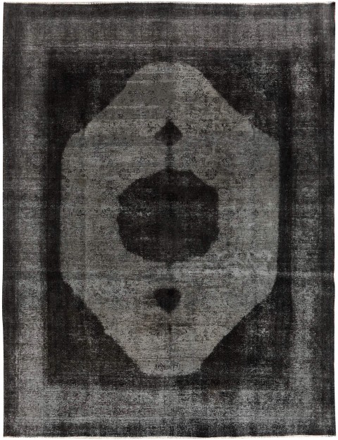 Schwarz Persien Vintage Teppich 386 x 282 cm