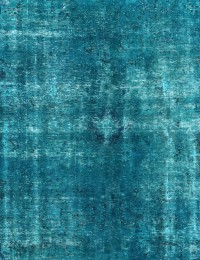 Turquoise Persan Vintage Tapis 350 x 257 cm - view 3