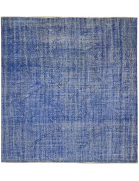 Vintage Teppe 220 X 222 blå