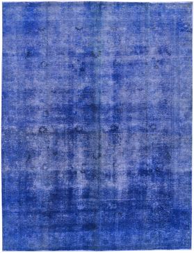  Vintage Tapis 372 X 268 bleu