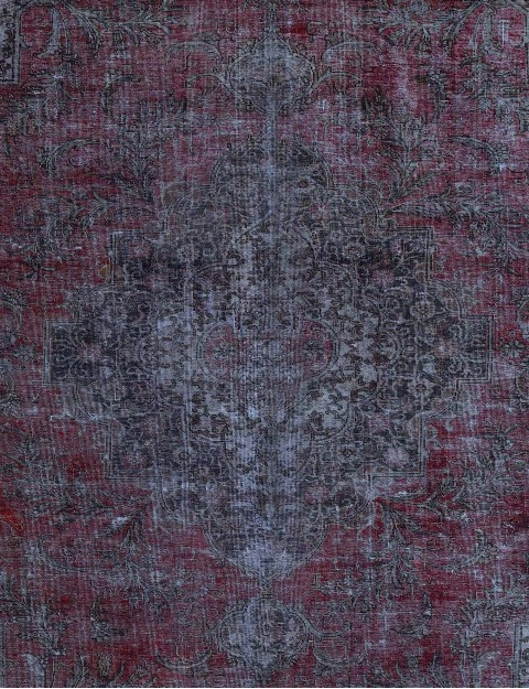 Lila Persien Vintage Matta  290 x 190 cm