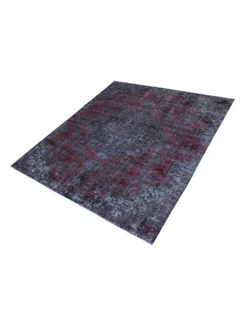 Lila Persien Vintage Matta  290 x 190 cm