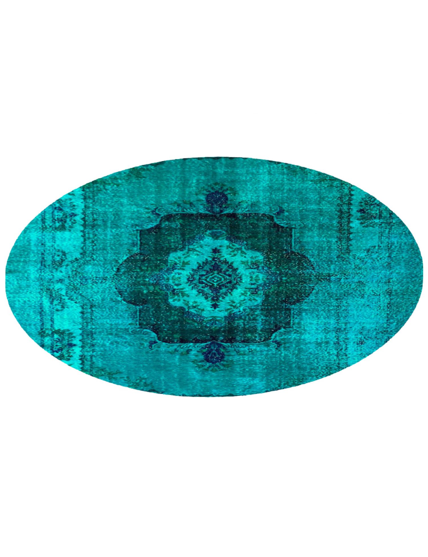 Tappeto Vintage  verde <br/>215 x 215 cm