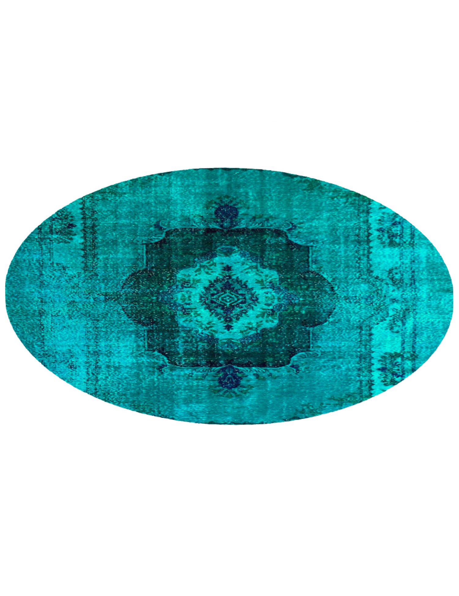 Tappeto Vintage  verde <br/>215 x 215 cm