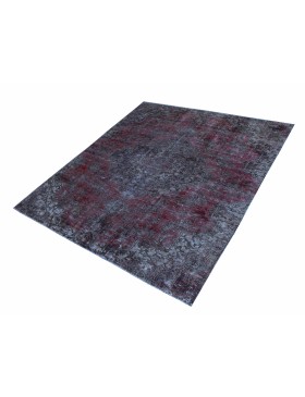 Lila Persien Vintage Matta  290 x 190 cm