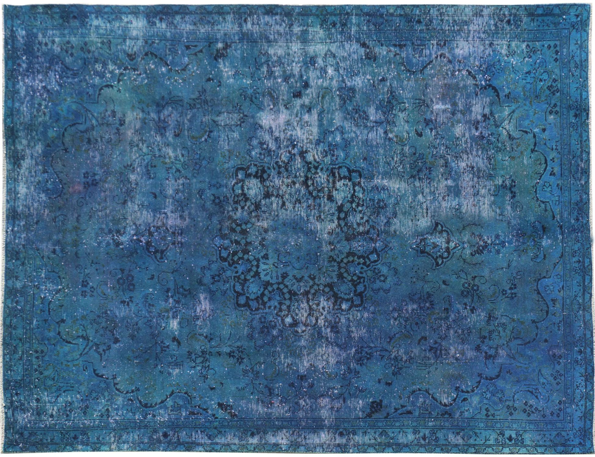 Tappeto Vintage  blu <br/>304 x 212 cm