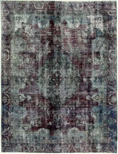 Grün Persien Persischer Vintage Teppich 347 x 275 cm