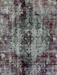 Groen Perzië Perzisch Vintage Tapijt  347 x 275 cm