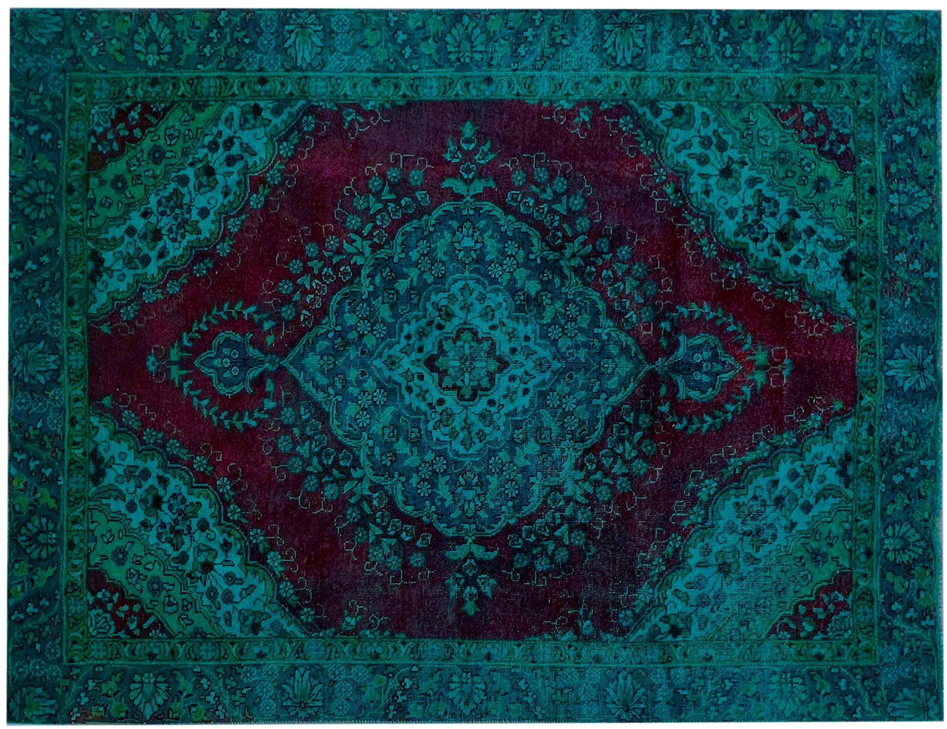Stonewash  verde <br/>265 x 185 cm