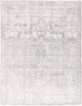 Persischer Vintage Teppich 310 x 220 grau
