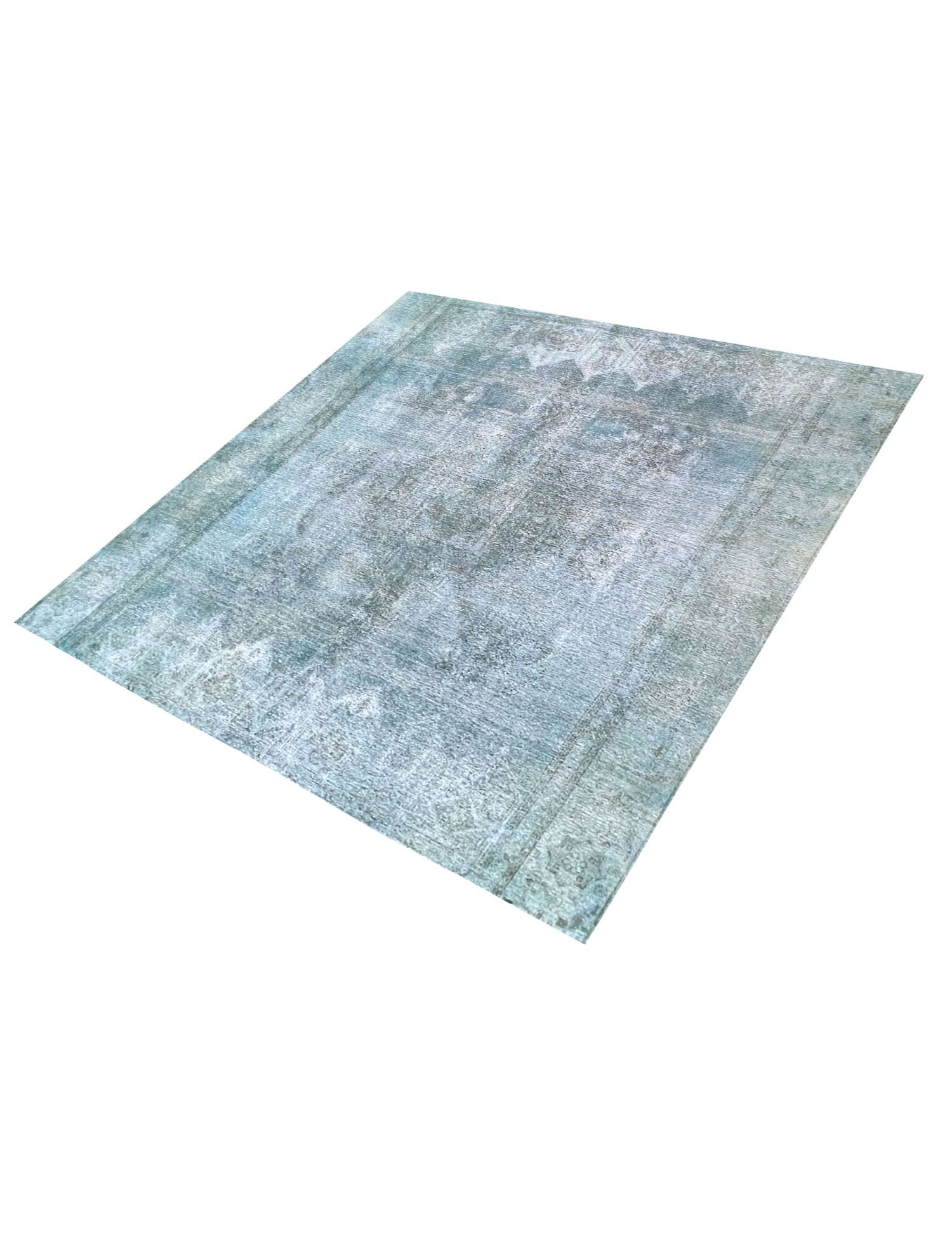 Persischer Vintage Teppich  blau <br/>270 x 270 cm
