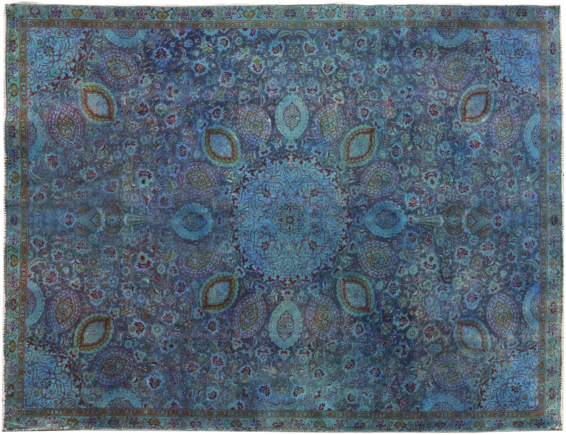 Vintage Teppich  blau <br/>317 x 223 cm