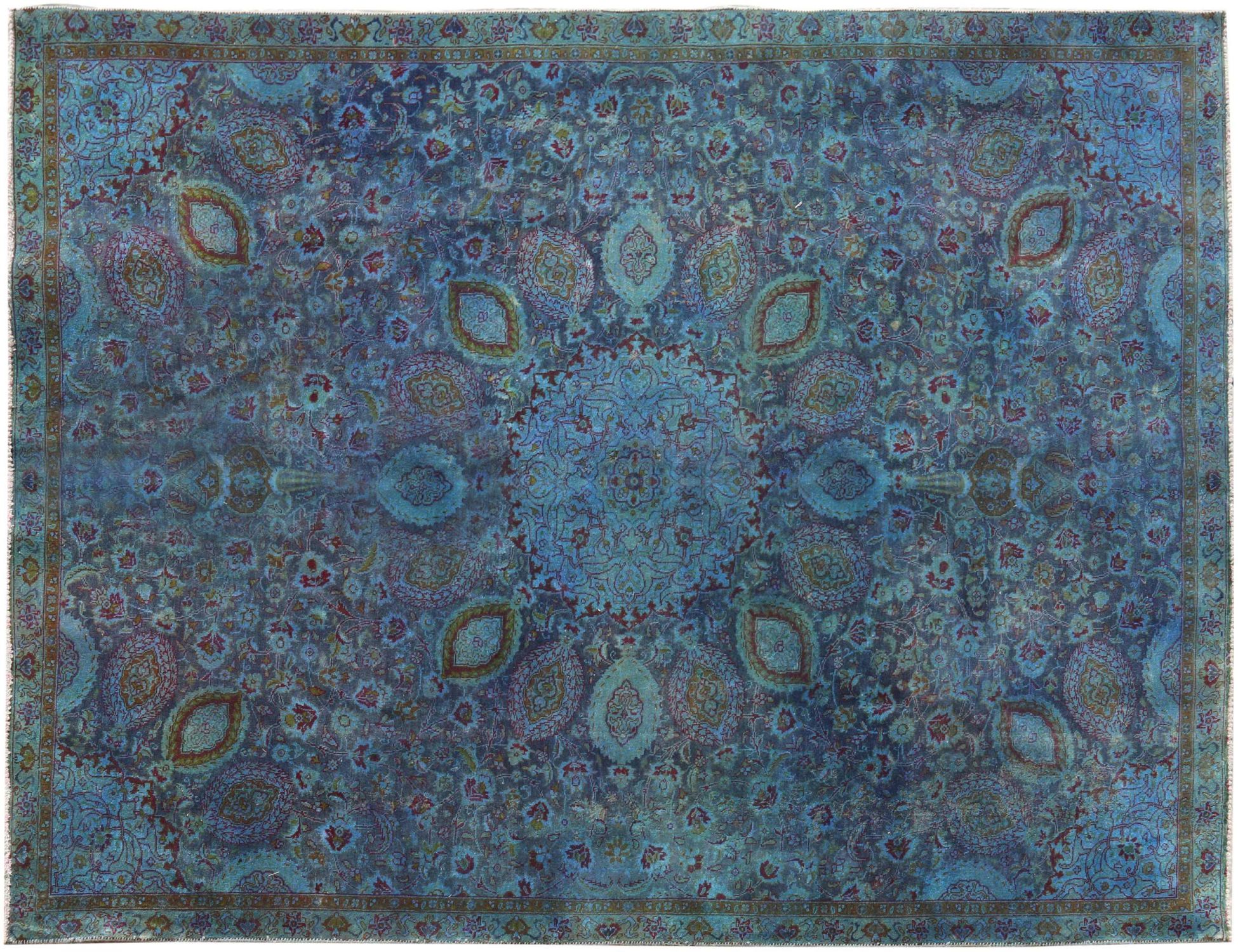 Vintage Teppich  blau <br/>317 x 223 cm