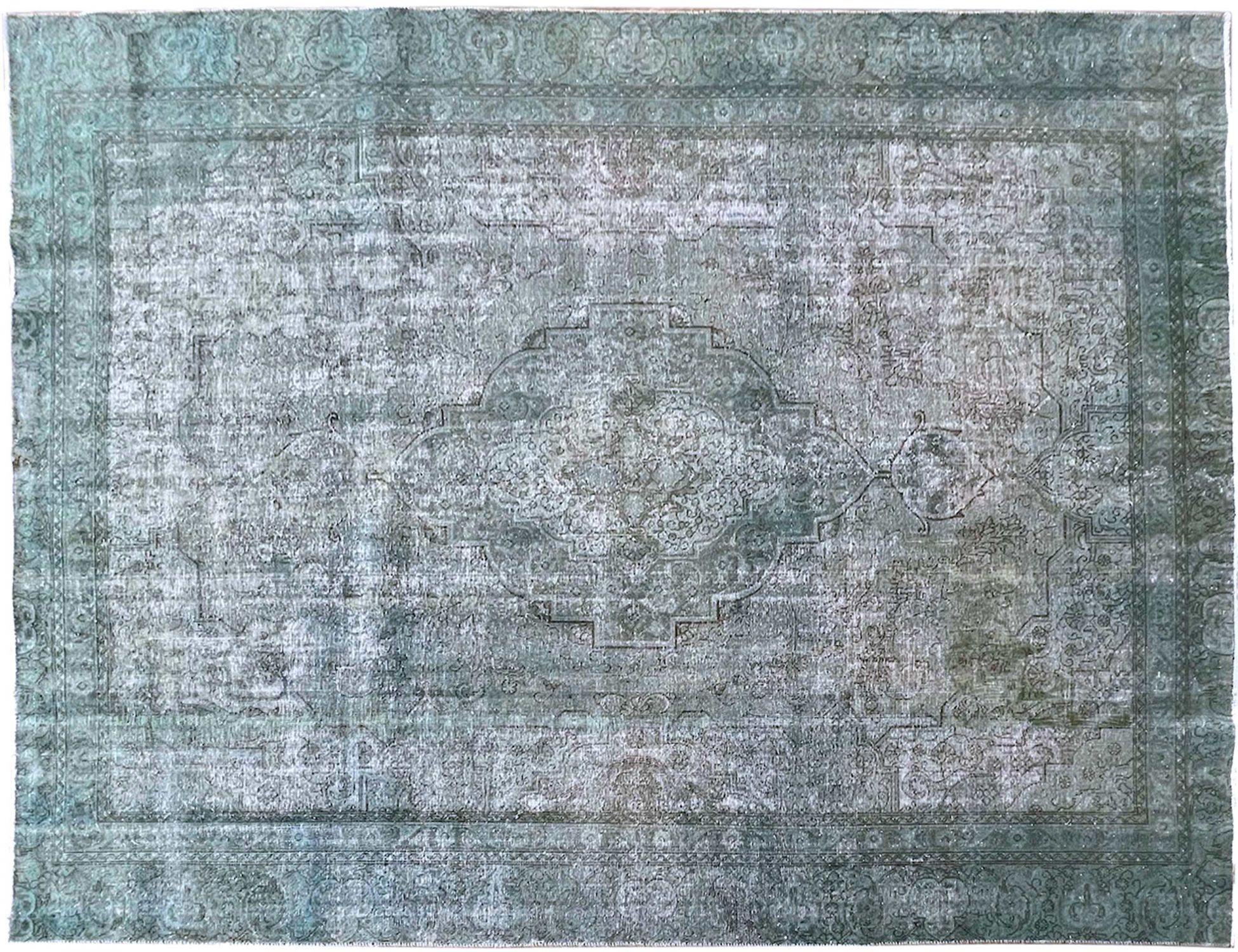 Tapis Persan vintage  vert <br/>320 x 254 cm