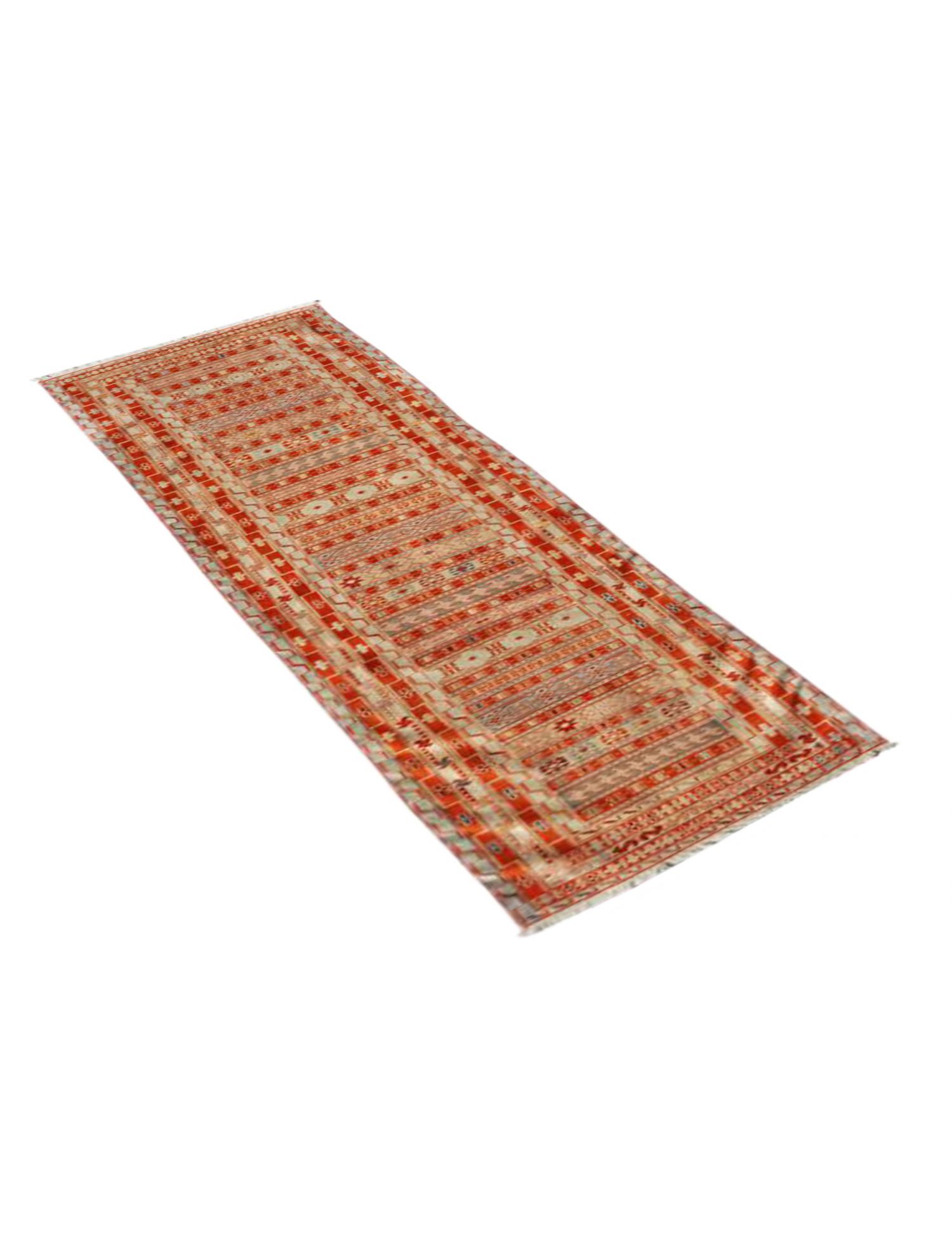 PERSIAN SILK KILIM   283 x 74 cm