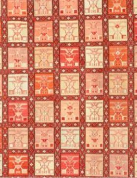 Persian silk Kilim 287 x 186