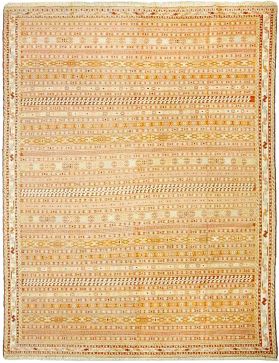 Persische Seide Kilim 280 x 202 gelb