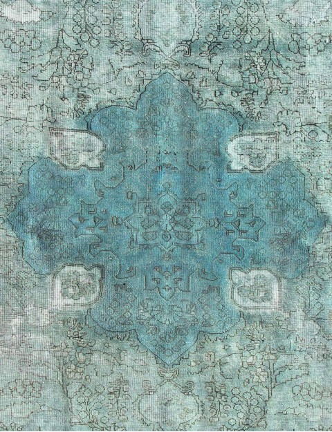Green  Persia Persian Vintage Carpet  280 x 184 cm