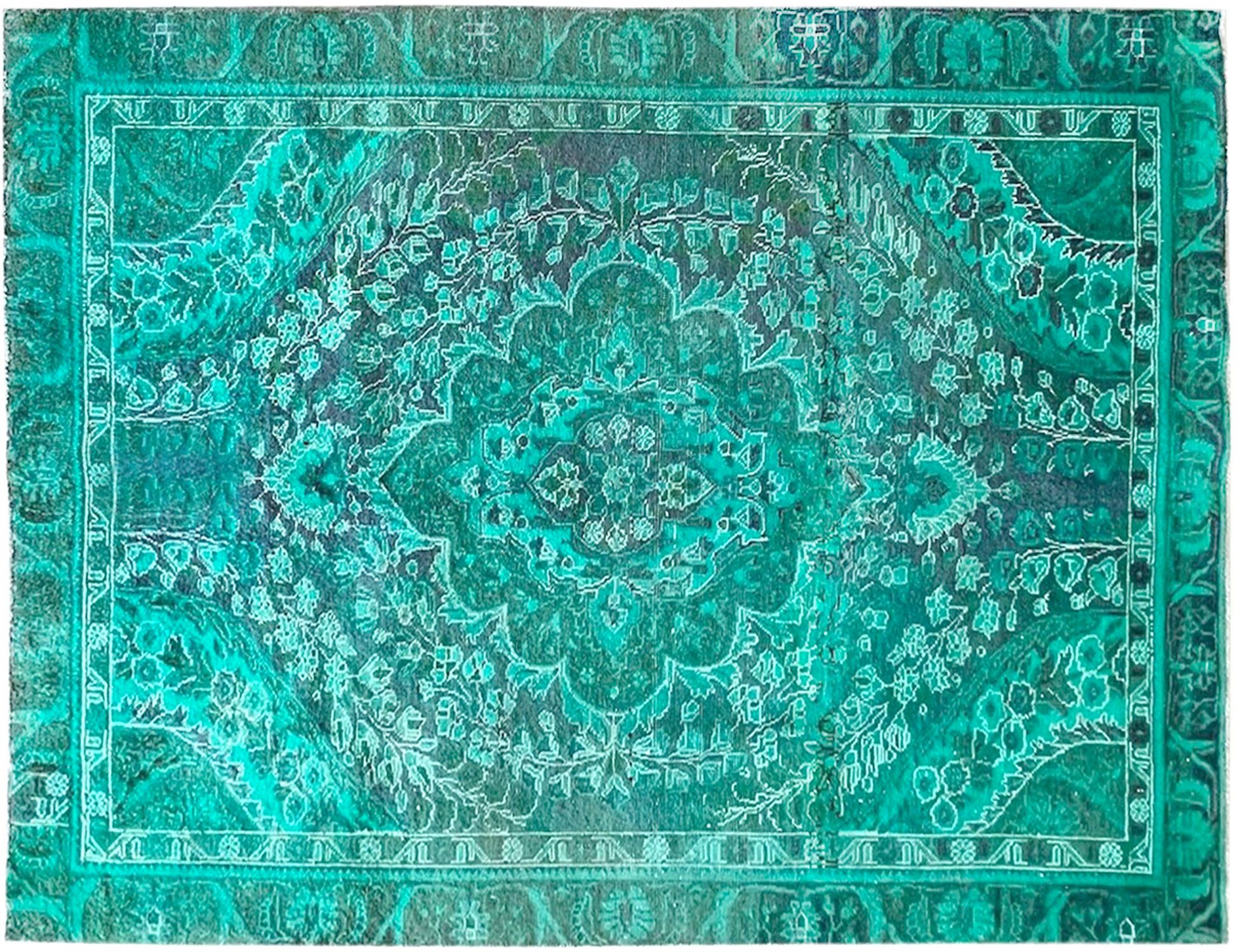 persischer vintage teppich  türkis <br/>265 x 180 cm