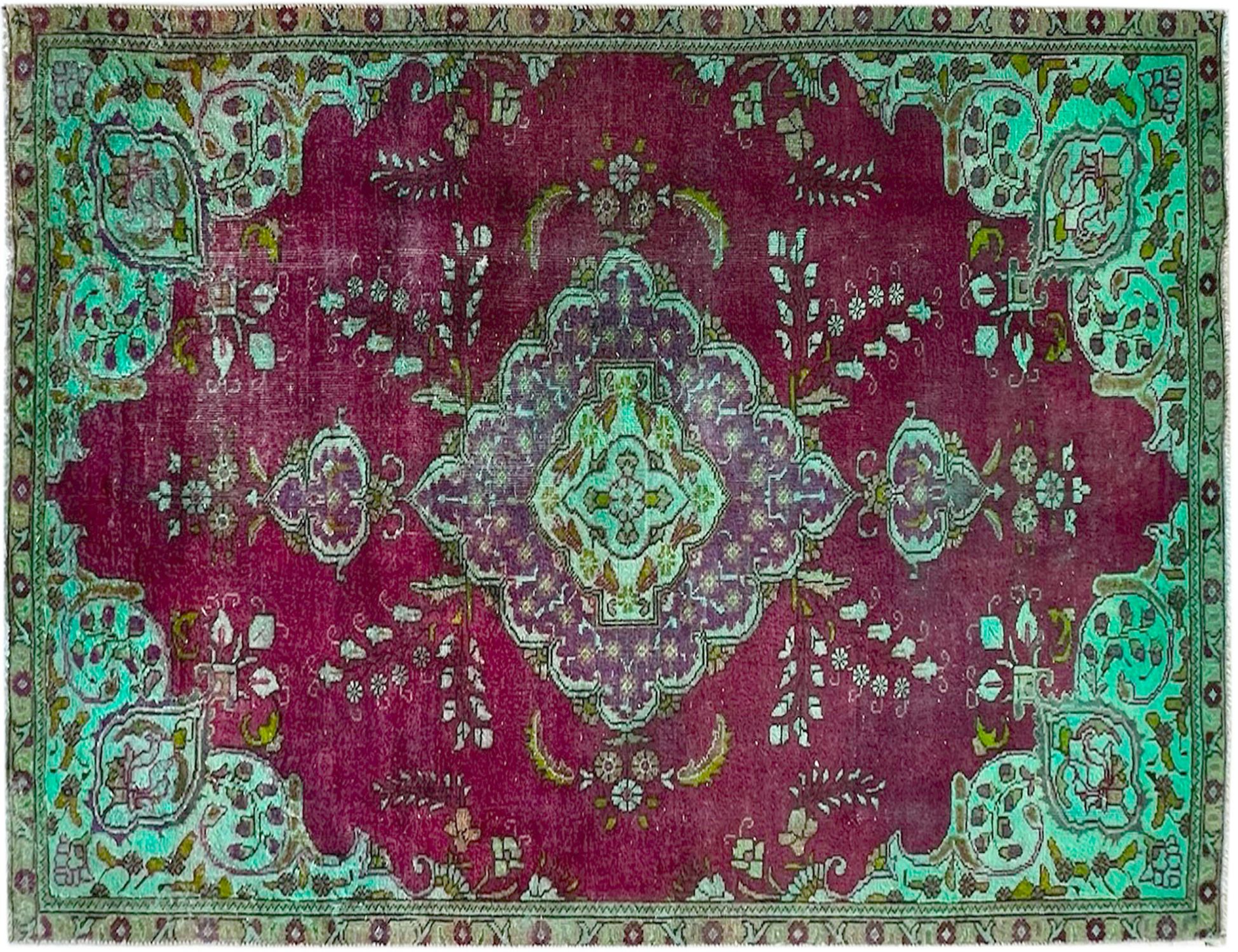Vintage carpet  verde <br/>260 x 147 cm