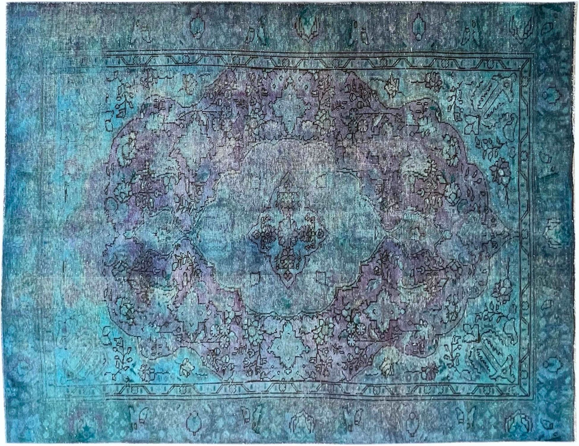 Tappeto Vintage  blu <br/>281 x 180 cm
