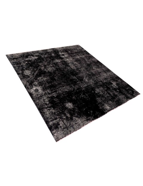 Schwarz Persien Vintage Teppich  186 x 144 cm