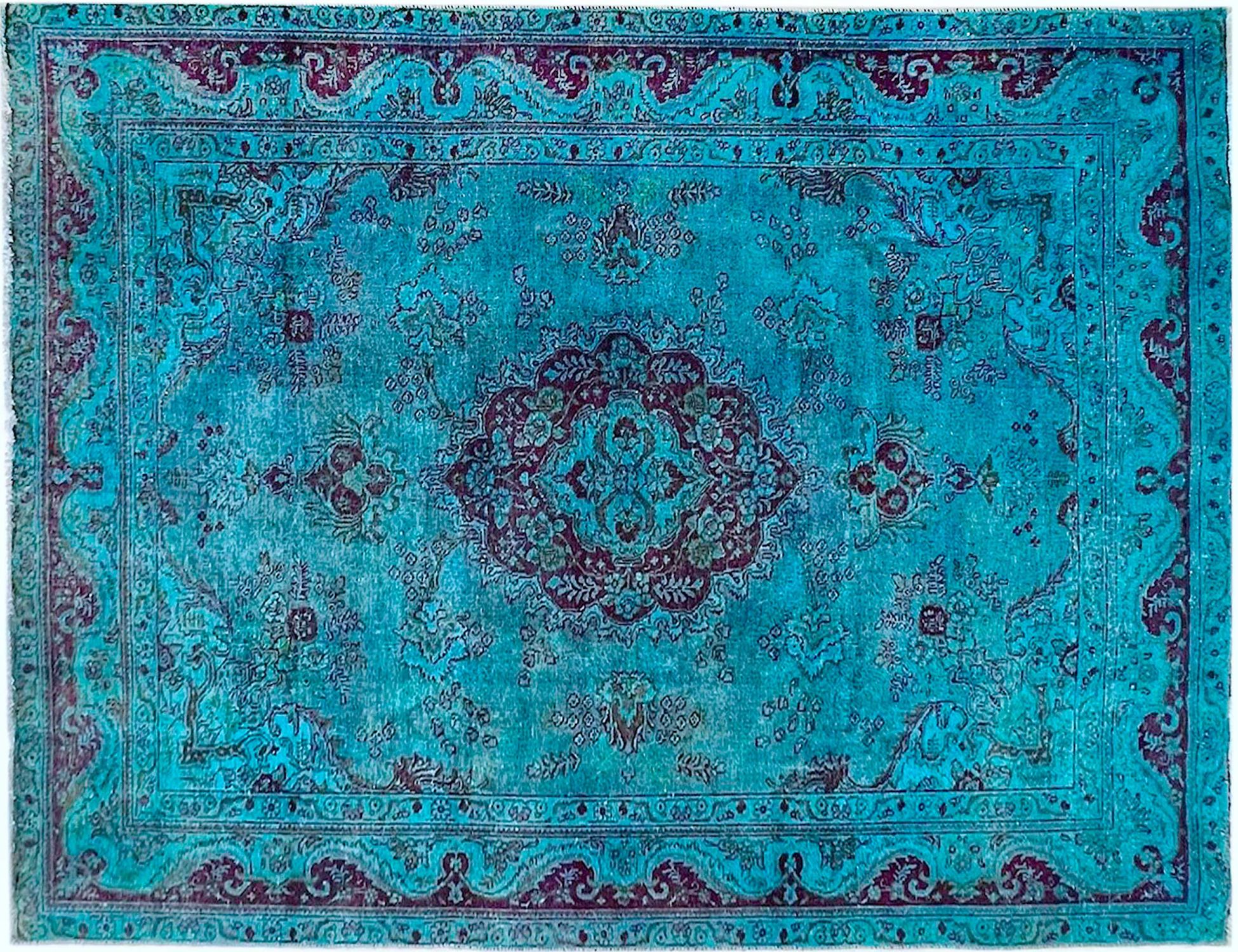 Tappeto vintage persiano  turchese <br/>277 x 200 cm