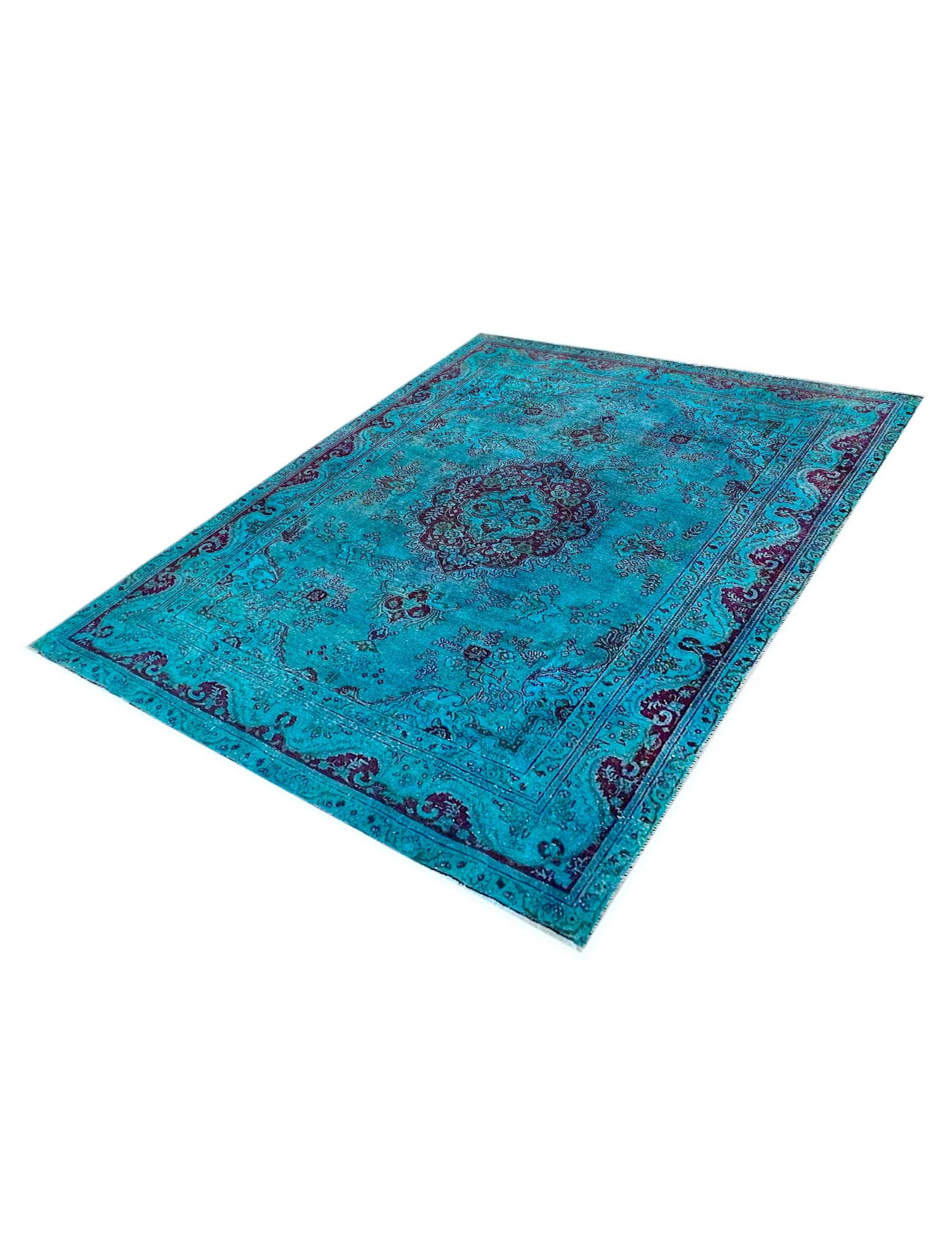 Persischer Vintage Teppich  türkis <br/>277 x 200 cm