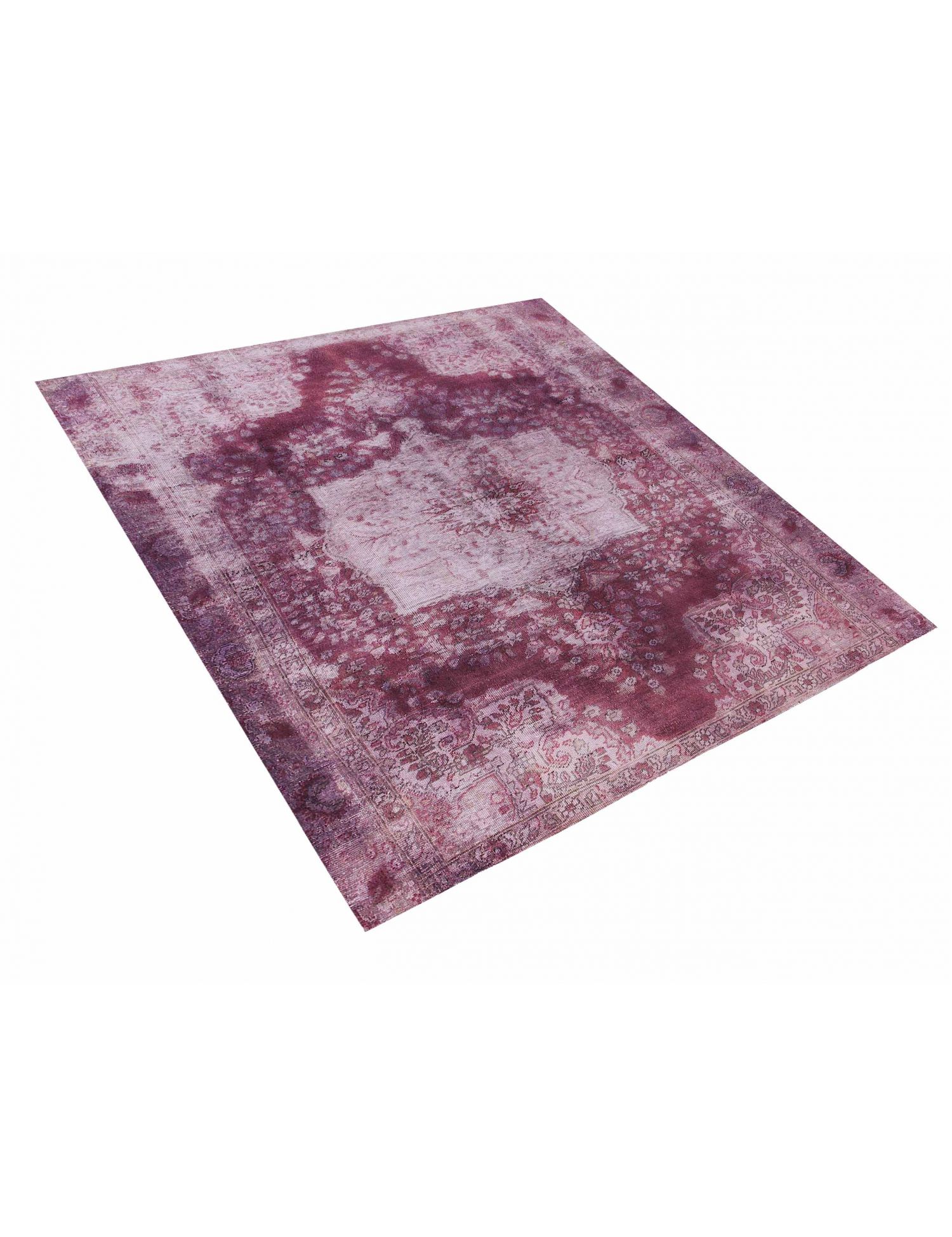 Persischer Vintage Teppich  lila <br/>194 x 194 cm