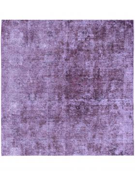 Alfombra persa vintage 170 x 170 púrpura