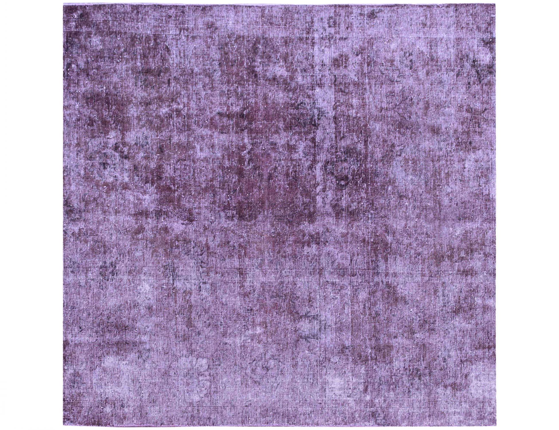 Persisk vintage matta  lila <br/>170 x 170 cm