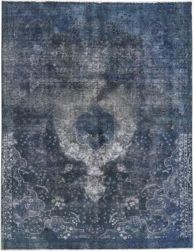 Vintage Perserteppich 274 X 192 blau