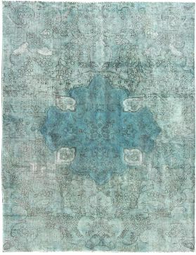 Alfombra persa vintage 280 x 184 azul