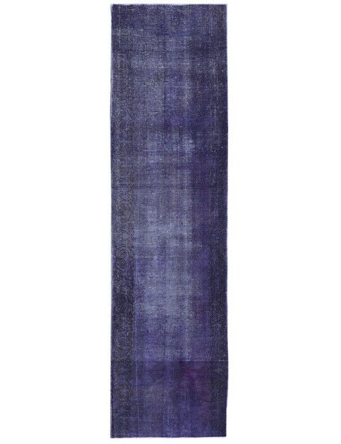 Lila Persien Vintage Teppich 294 x 74 cm