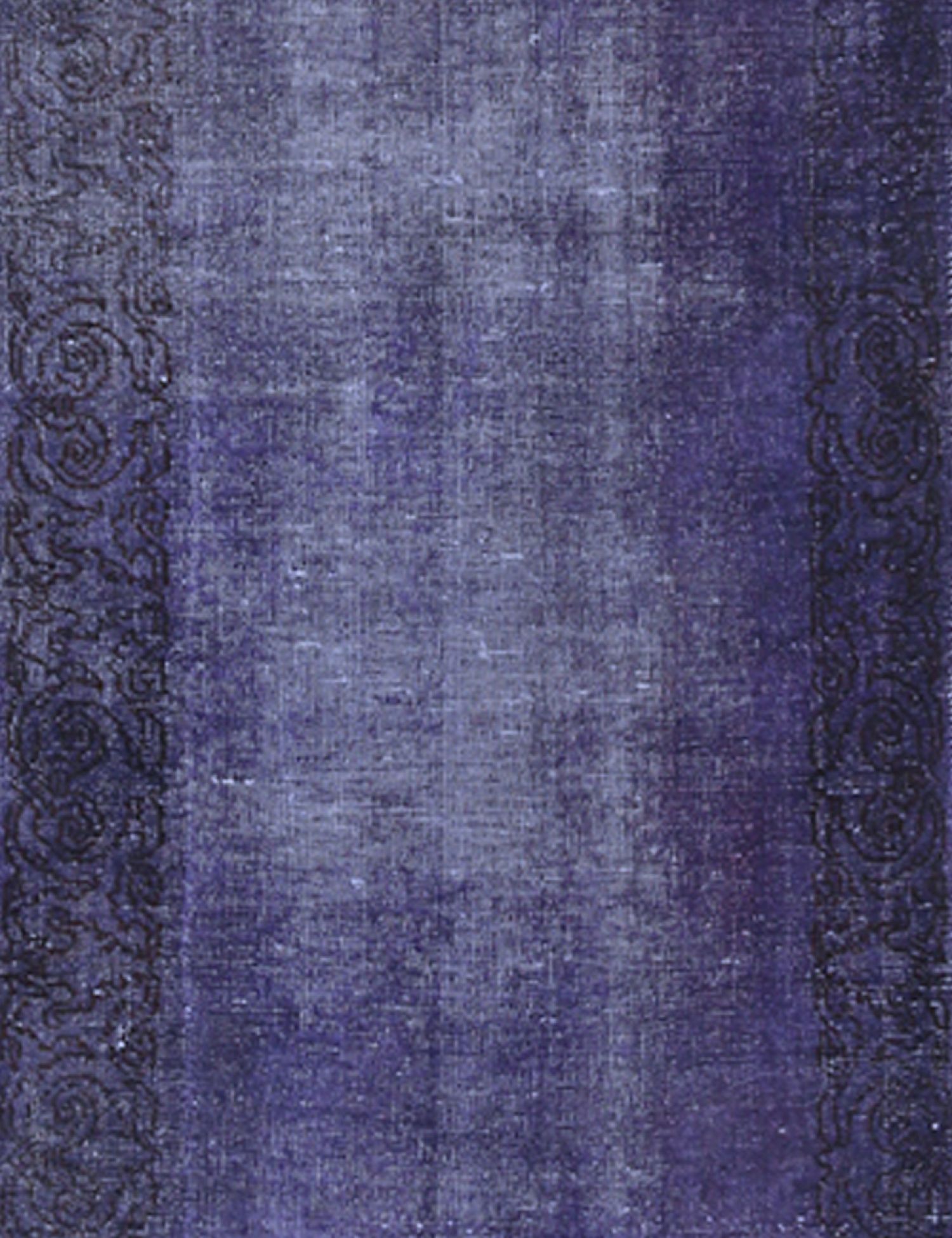 Purple  Persia Vintage Carpet  294 x 74 cm - Unique Handmade Carpet
