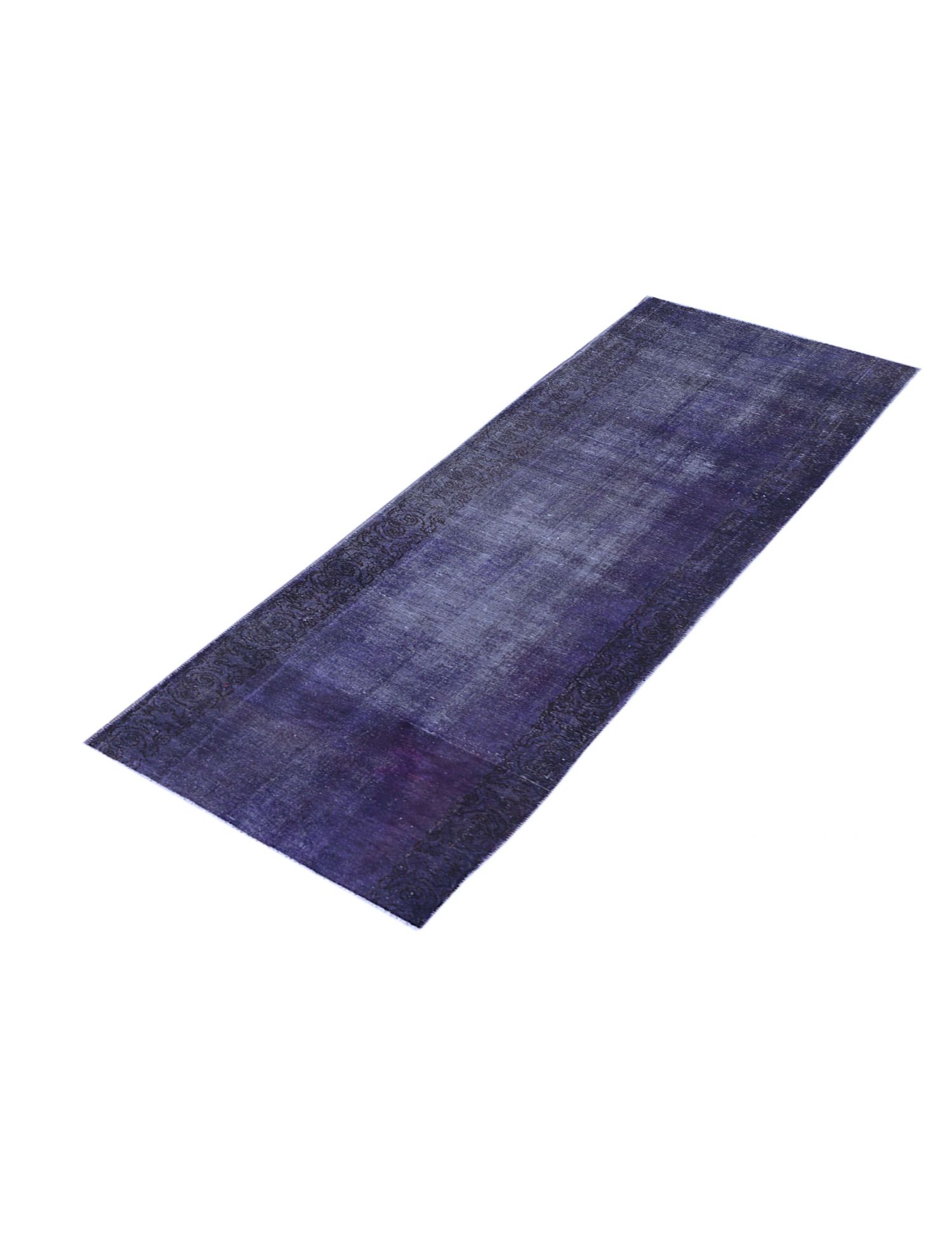 Purple  Persia Vintage Carpet  294 x 74 cm - Unique Handmade Carpet