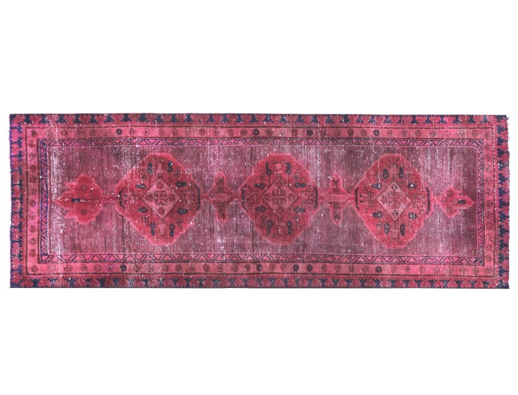 Rosso Persiano Tappeto Vintage 291 x 105 cm