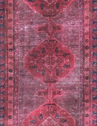 Rosso Persiano Tappeto Vintage 291 x 105 cm - view 3