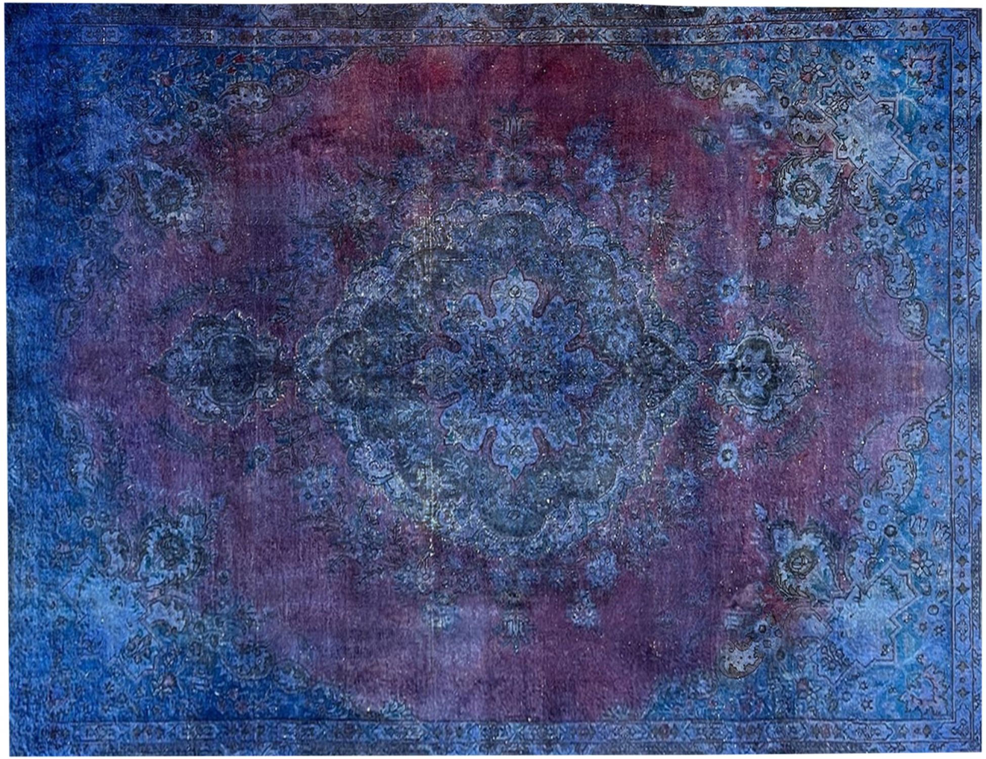 Vintage Teppich  blau <br/>312 x 212 cm