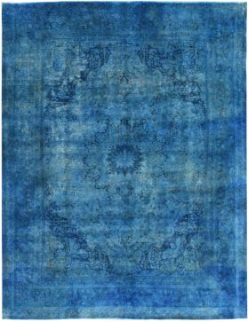 Vintage Tapijt 389 X 296 blauw