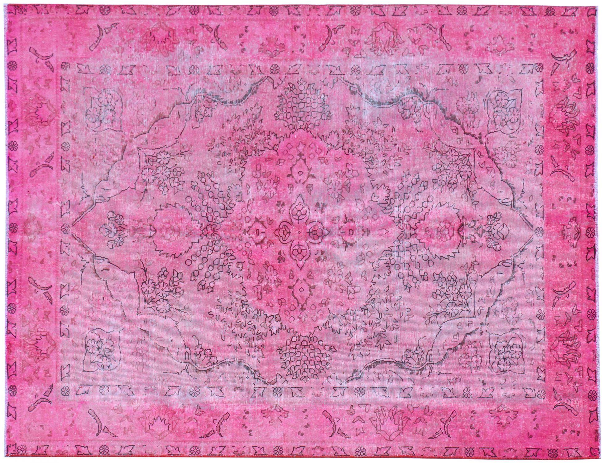Vintage Tapijt  roze <br/>295 x 195 cm