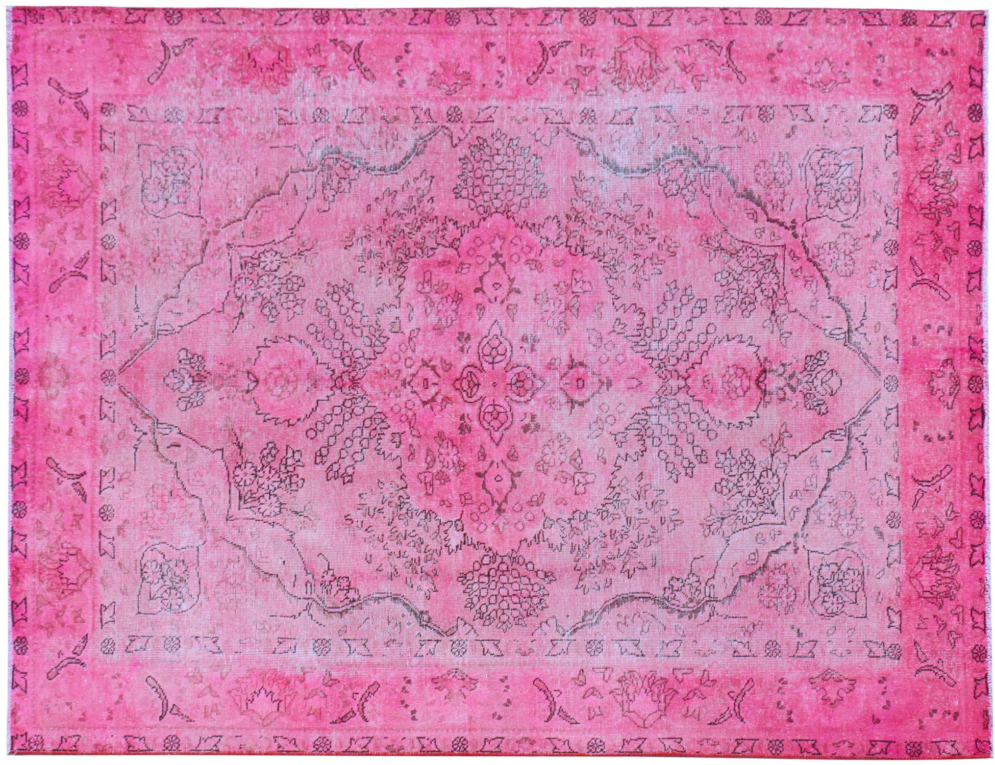 Tappeto Vintage   rosa <br/>295 x 195 cm