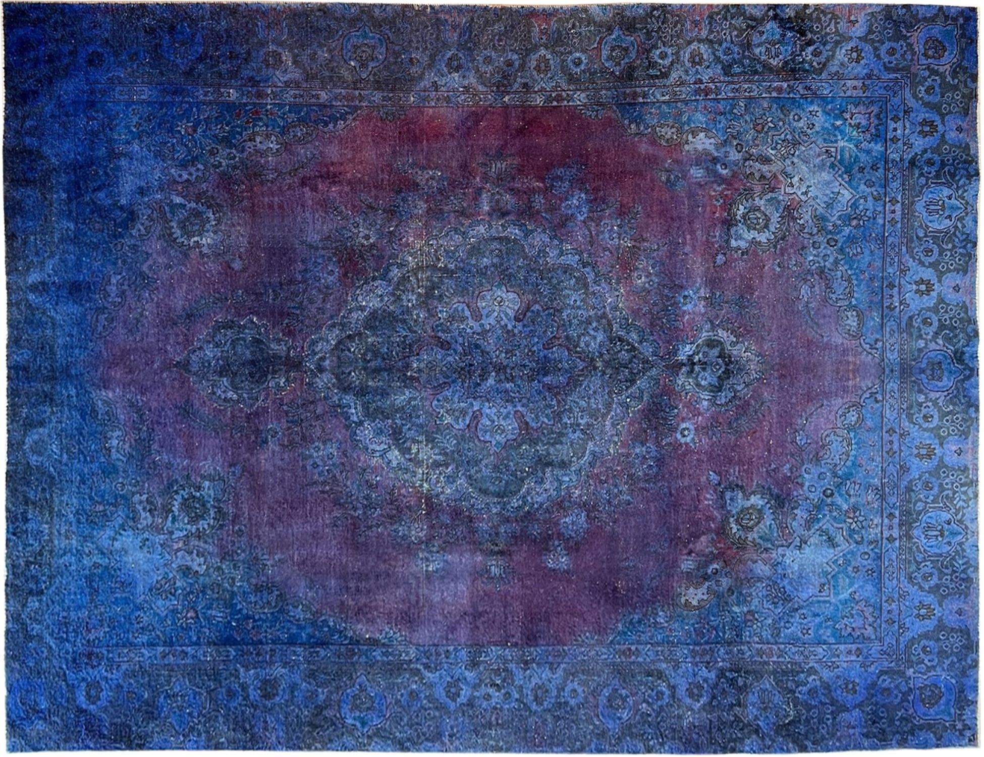 Tappeto Vintage  blu <br/>351 x 263 cm