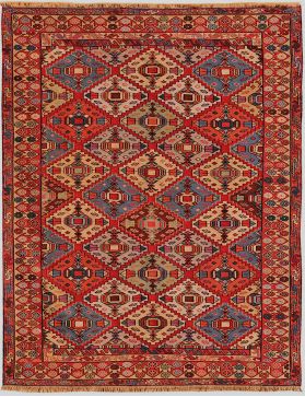 PERSIAN WOOL KILIMS    <br/>204 x 127 cm