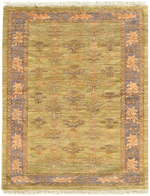 Grün Persien Perserteppich 222 x 140 cm