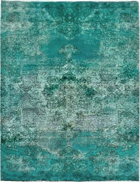 Tapis Persan vintage 244 x 135 vert