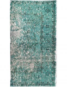Persischer Vintage Teppich 195 x 100 grün