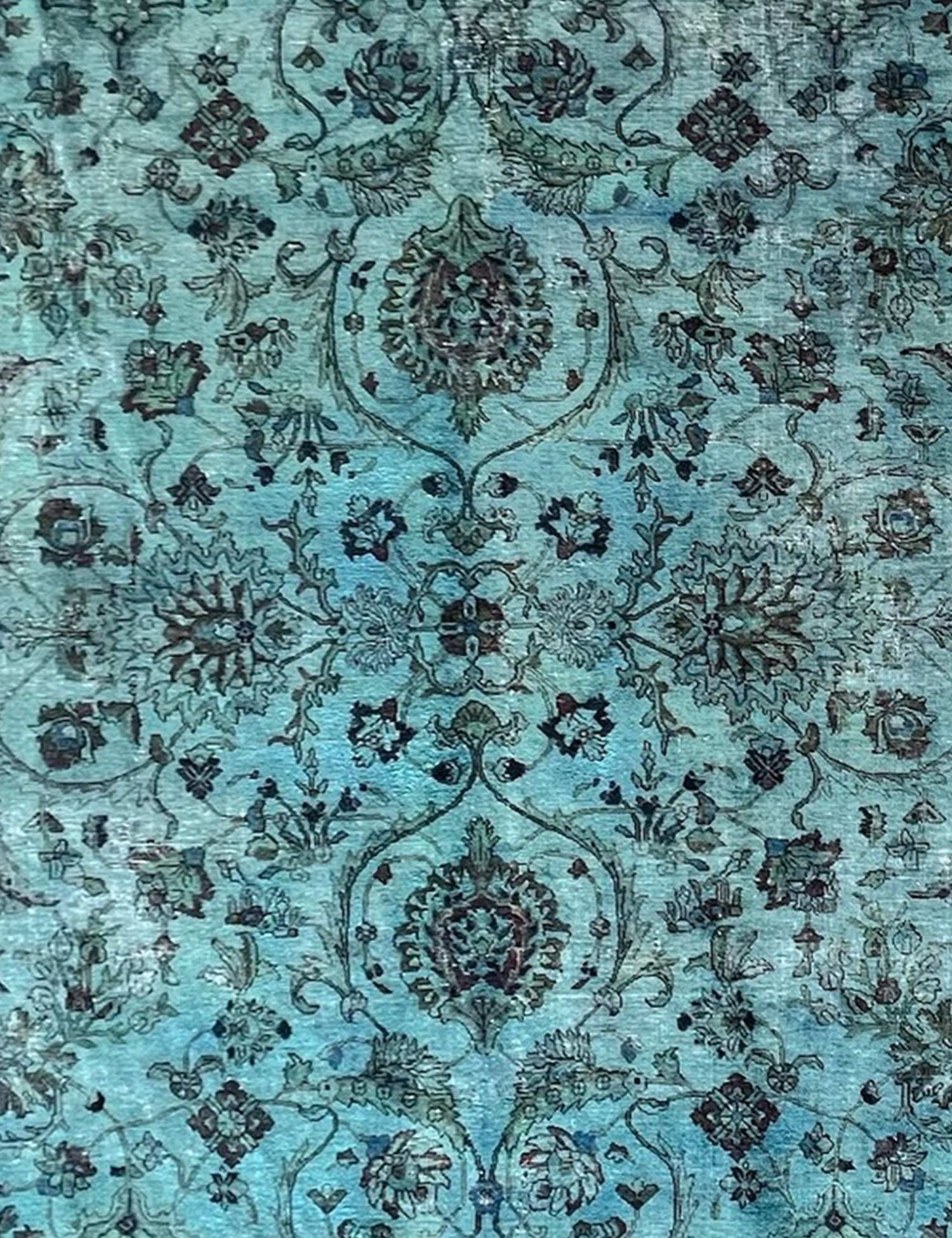 Tappeto Vintage  turchese <br/>360 x 275 cm