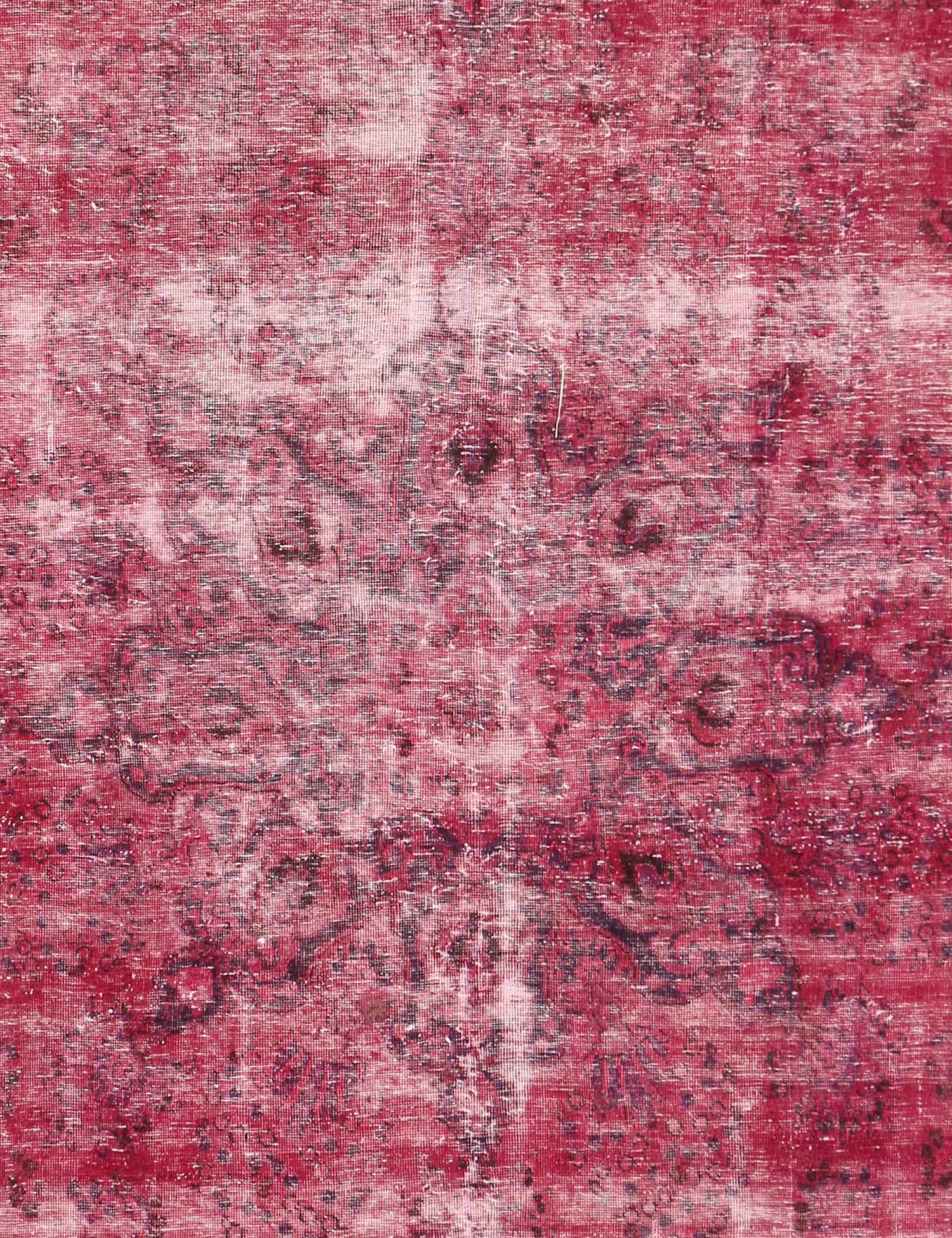 Red  Persia Vintage Carpet  225 x 195 cm - Unique Handmade Carpet