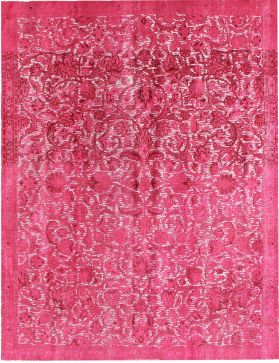 Tappeto vintage persiano 280 x 227 rosa